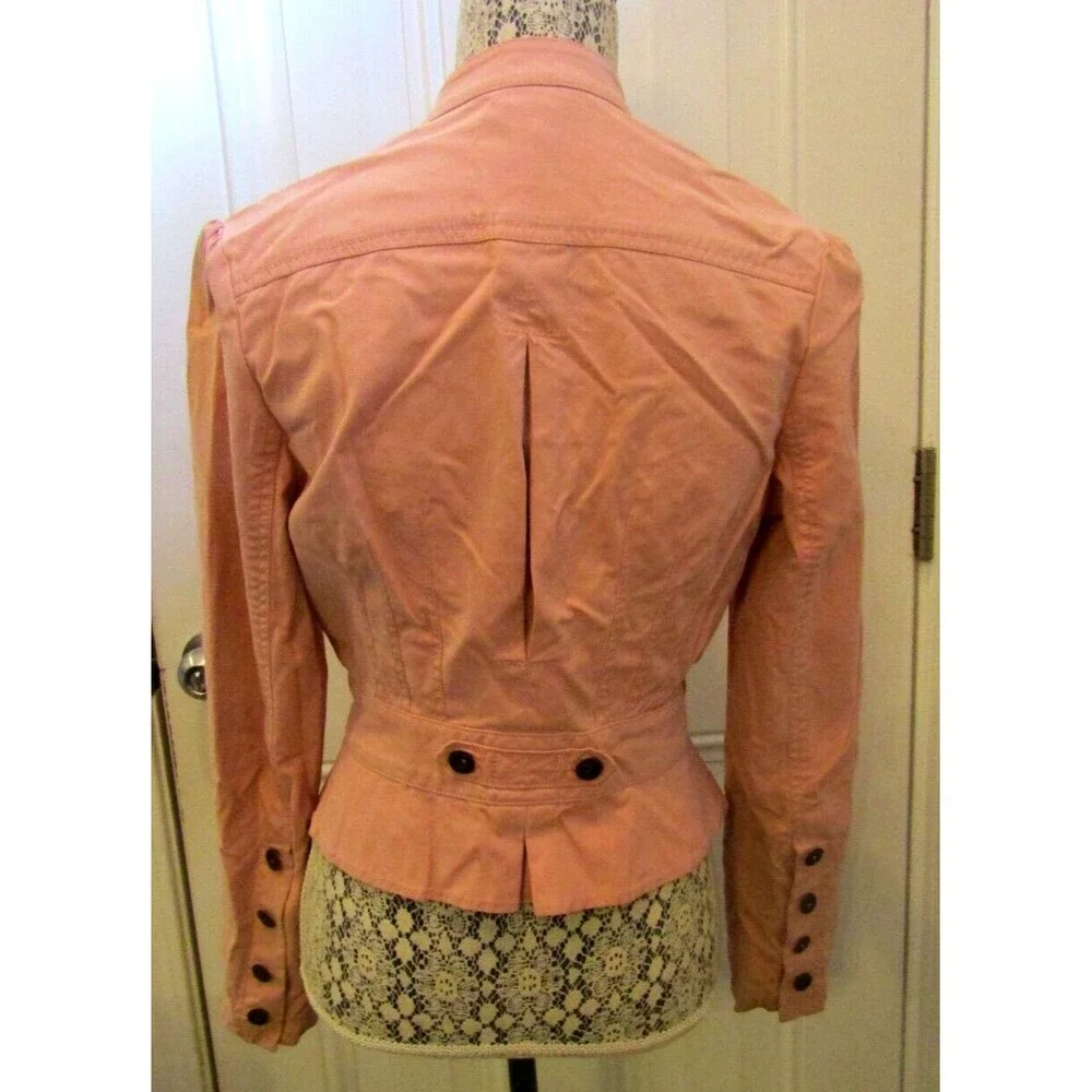 Guess Jeans for Marciano Pink Pants Suit Vintage Jacket Flare Leg Stretch XL 28 - Picture 6 of 16